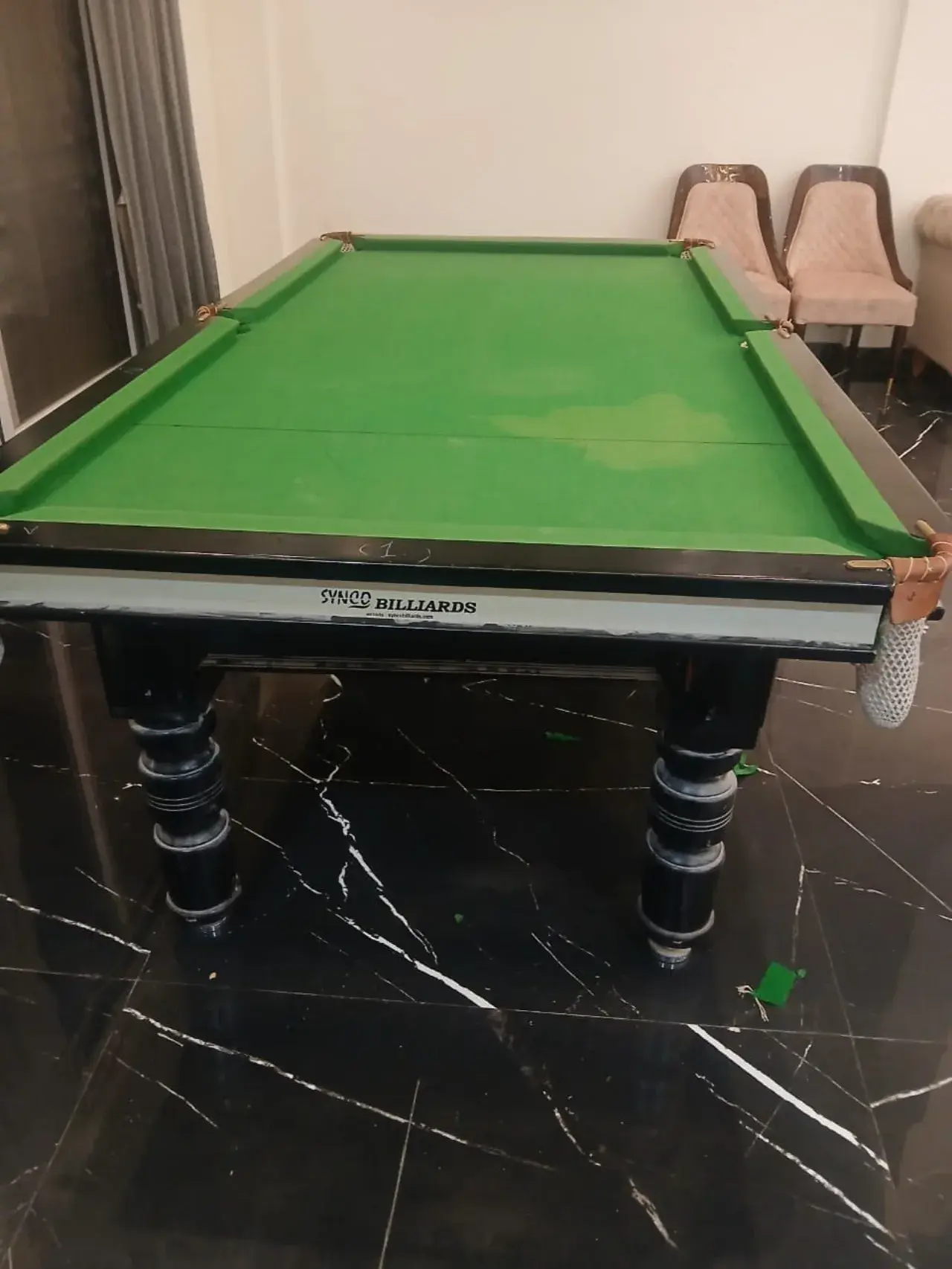 Indoor billiards / snooker table